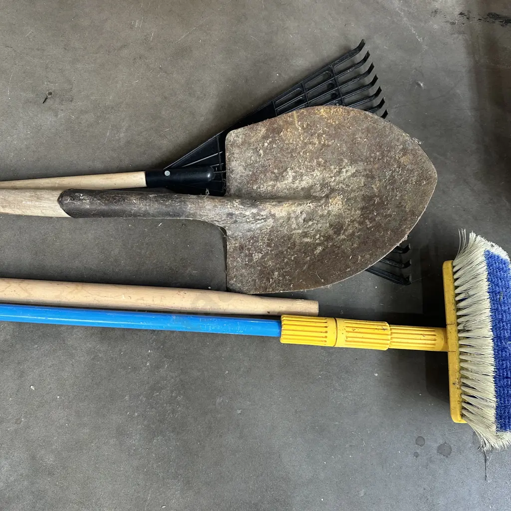 Garden tools, plus some extras not shown in photo inc rakes etc Image 1++