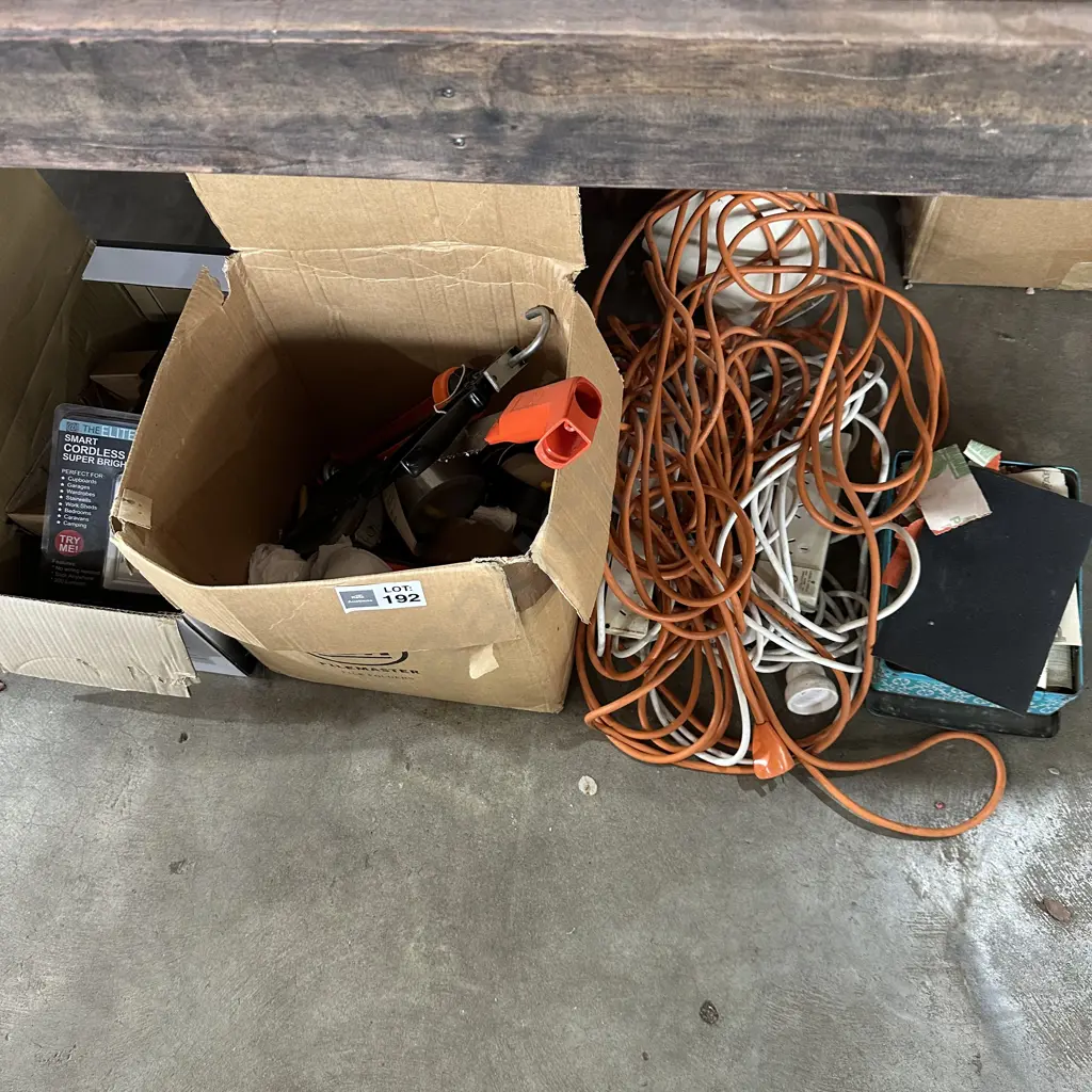 2 box lots plus leads etc Image 1++