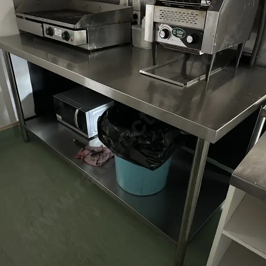 stainless steel  bench