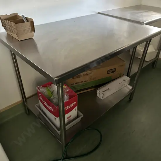 Stainless steel bench