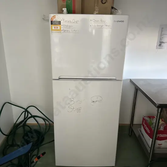 fridge freezer and contents