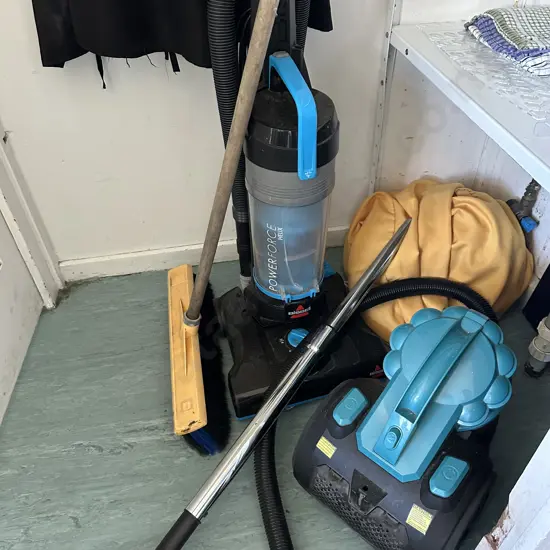 bissell , vac and broom
