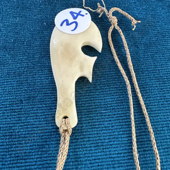 Whale bone hook