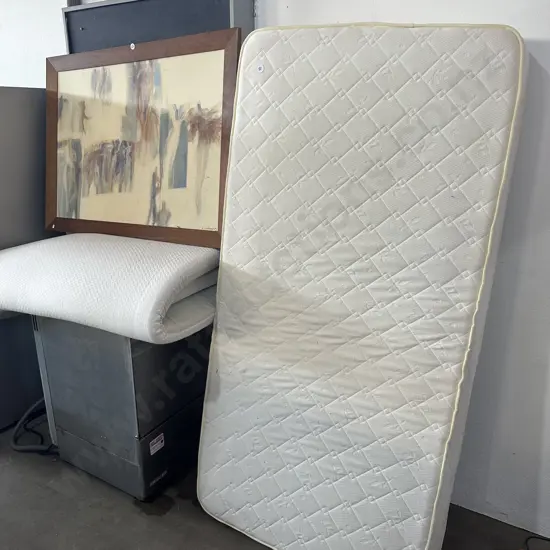 King single mattress and topper