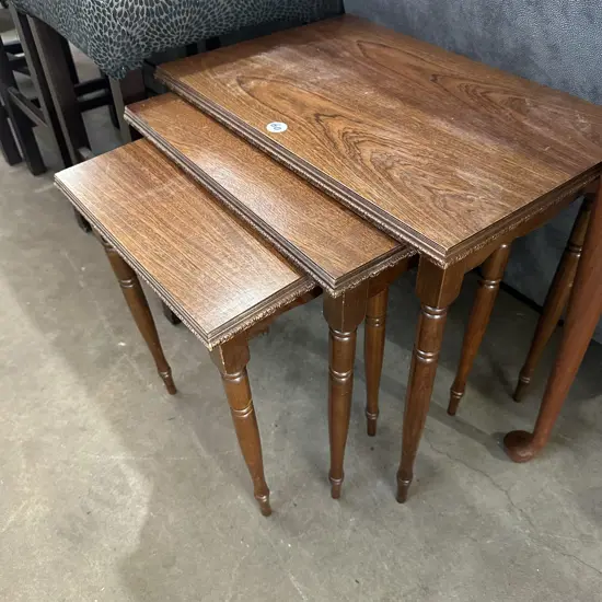 nest 3 solid Mahogany tables