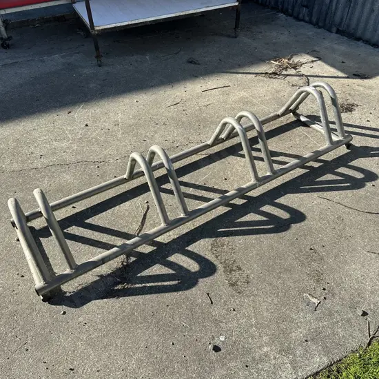 tubular 4 bay bike stand