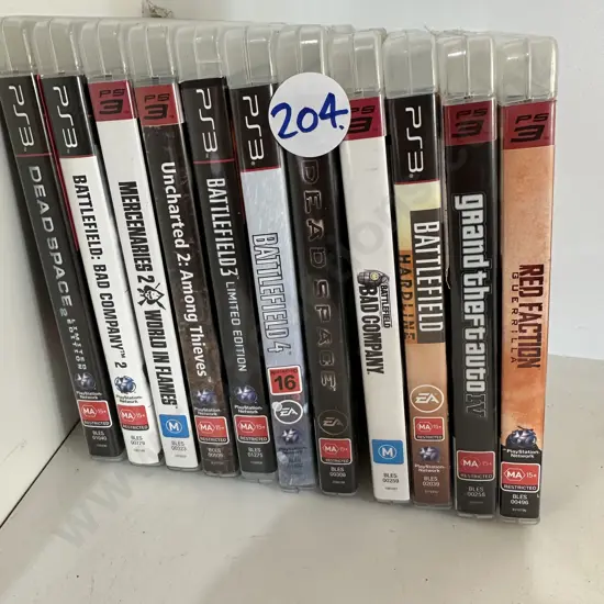 PS3 games x 11