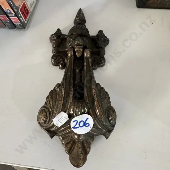 Brass door knocker