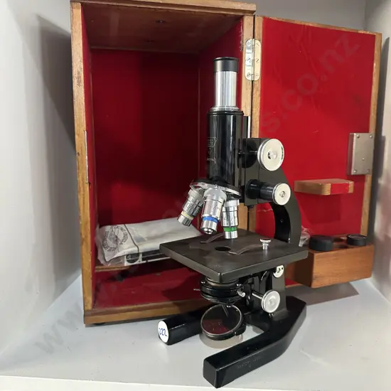 Bausch & Lomb boxed microscope
