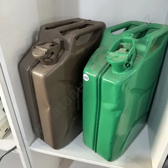 2 army petrol cans