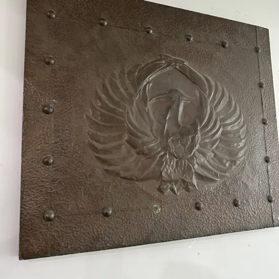 Copper wall art missing dome