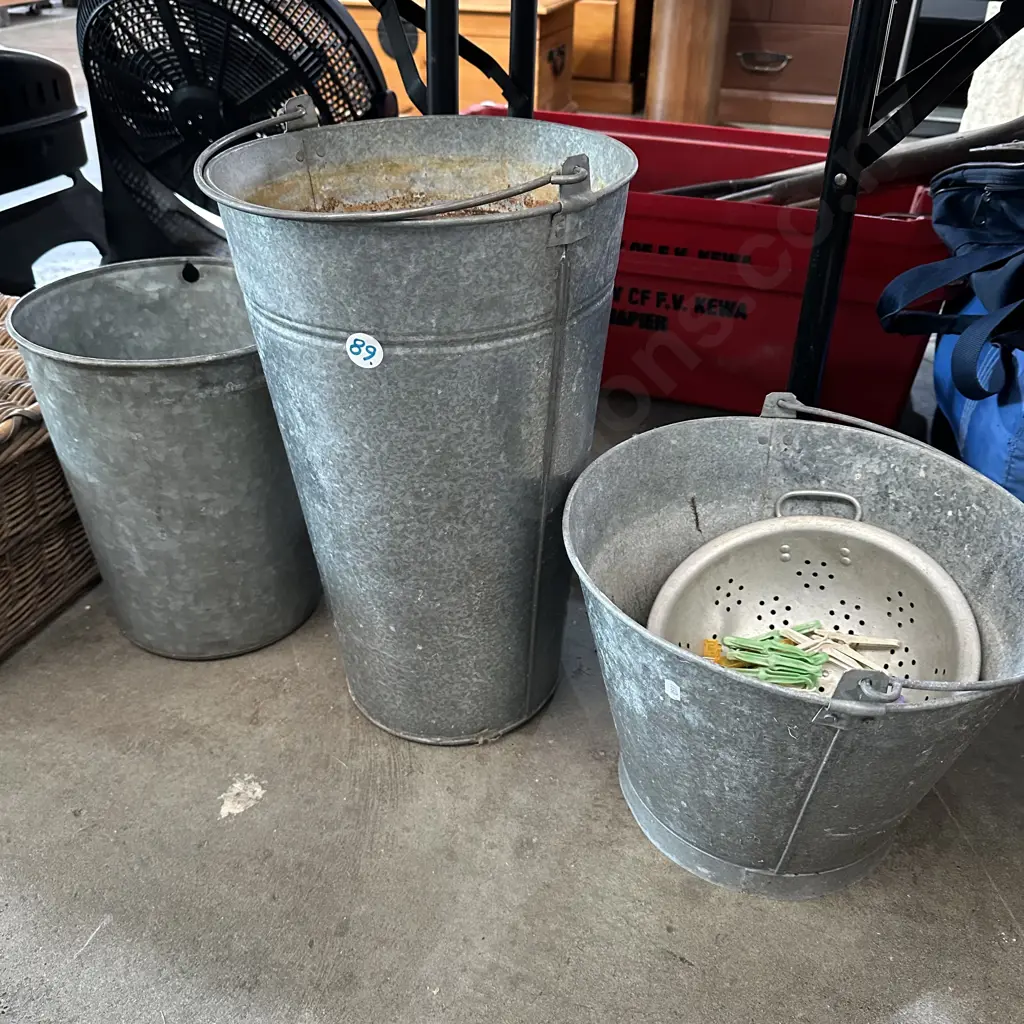 3 galv buckets Image 1++
