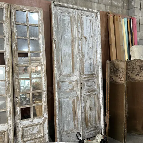 large Egyptian framed doors