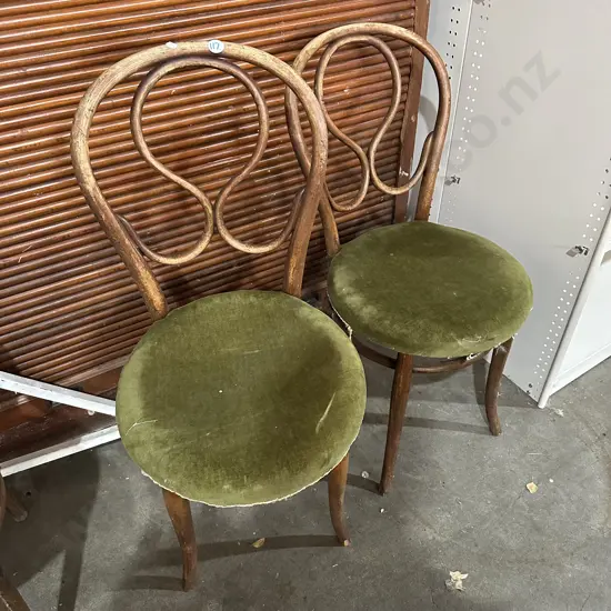 Pr bentwood chairs