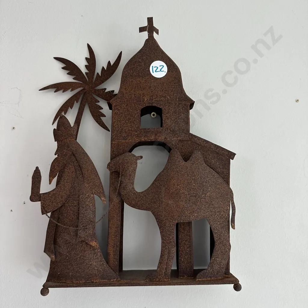 metal art nativity scene Image 1++