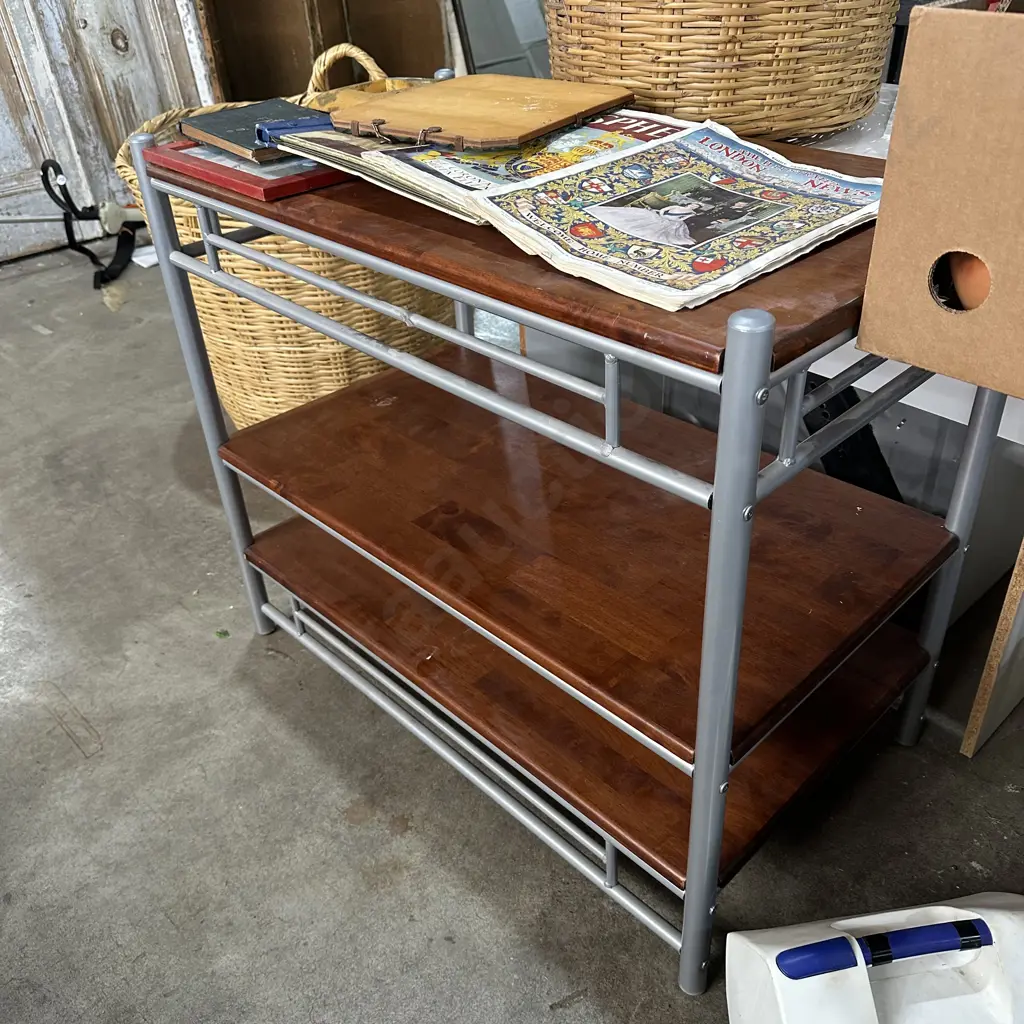 Table & 6 chairs, coffee table plus entertainment stand Image 1++