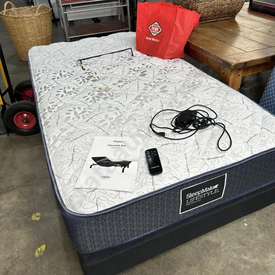 King single Sleepmaker adjustable electric bed by Mazon