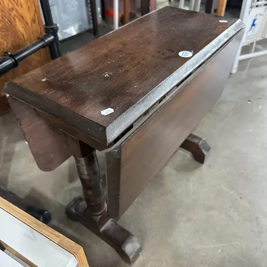 drop side coffee table and damaged cabinet