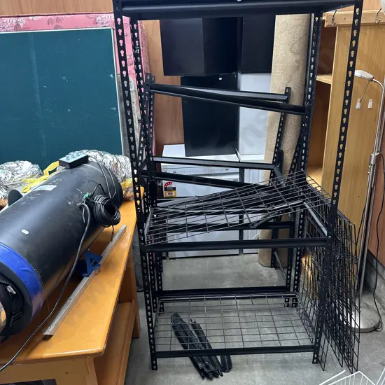 metal shelving - as is