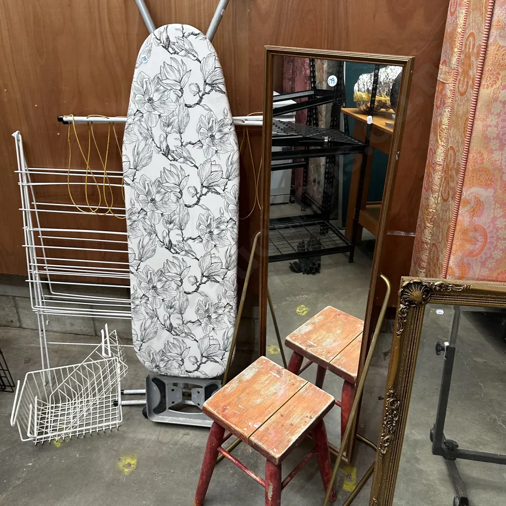 swin mirror and stool Image 1++