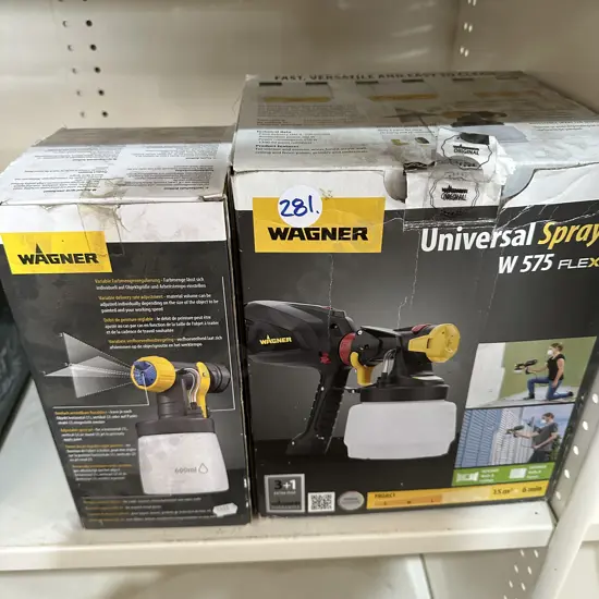 Boxed and un-used Wagner sprayer etc.