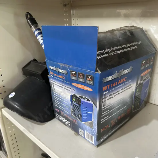 140A Inverter welder plus helmet.