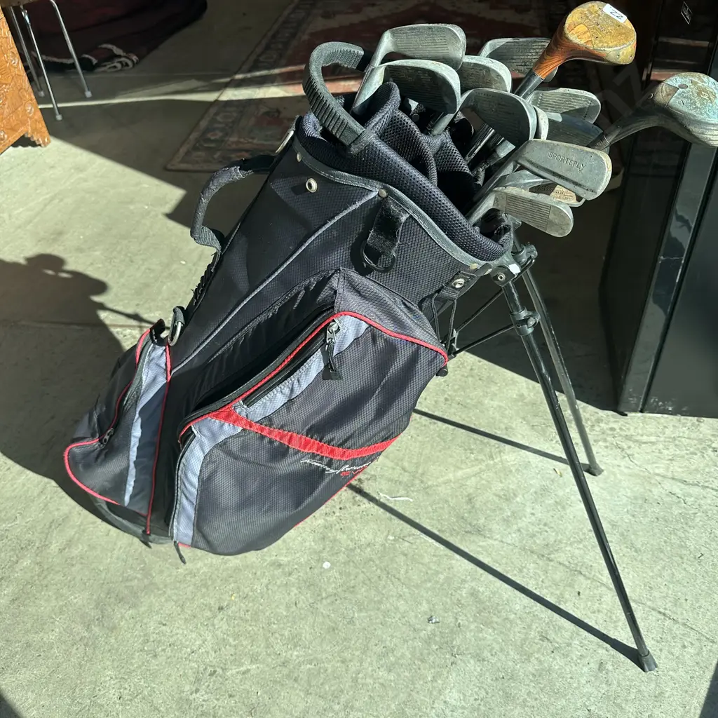 golf clubs and bag Image 1++