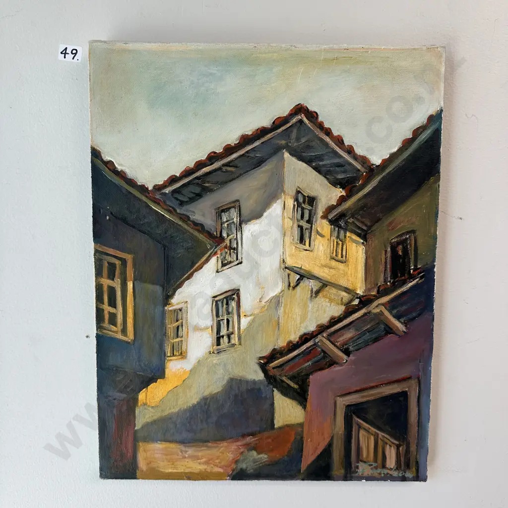 oil painting by Davies 2004 Prissian scene Image 1++
