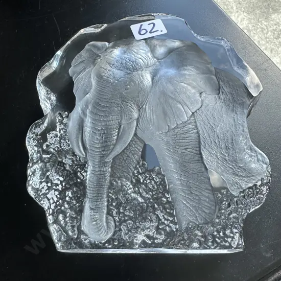 Mats Jonasson "elephant" Sweden. Signed.
