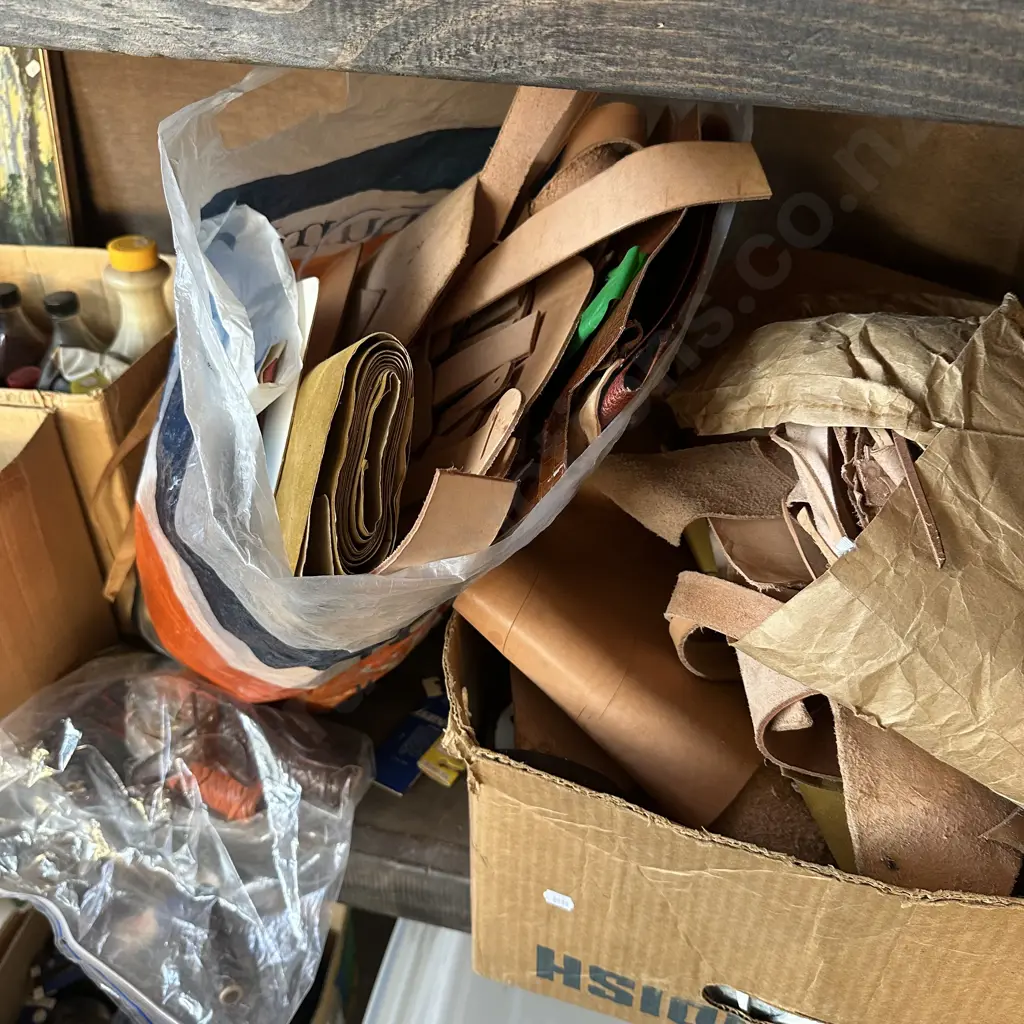 leather dyes, off cuts etc Image 1++