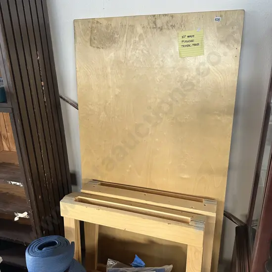 NZ made plywood trestle table