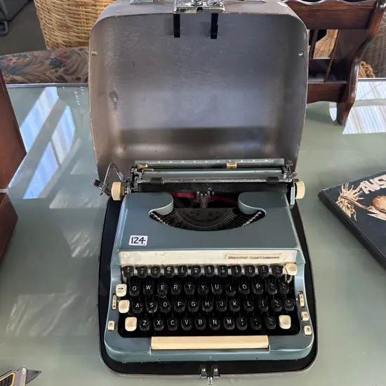 vintage portable typewriter