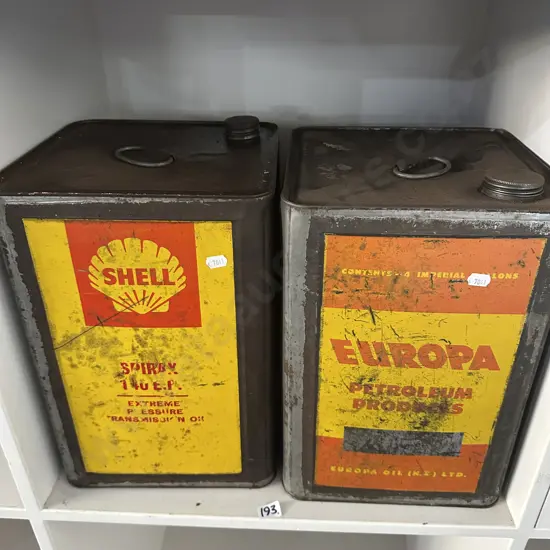 Shell and Europa tins