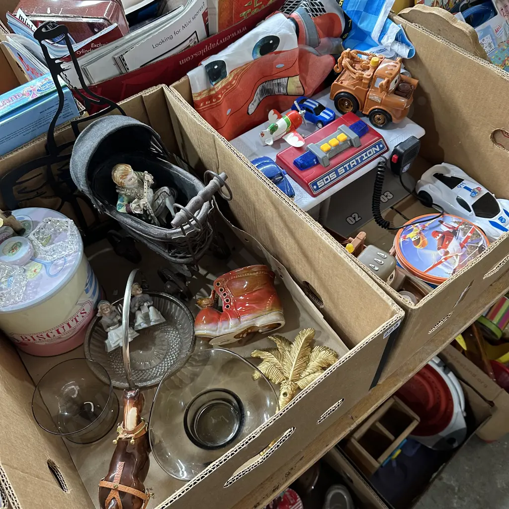 Two boxes childrens toys and ornaments etc. Image 1++