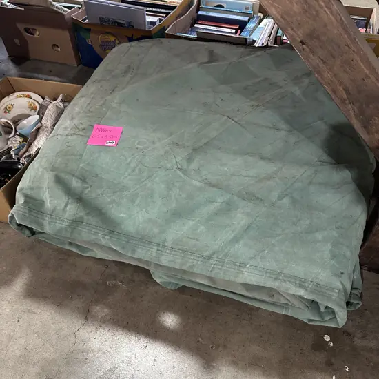 large canvas tarp 6.5 x 5.5m