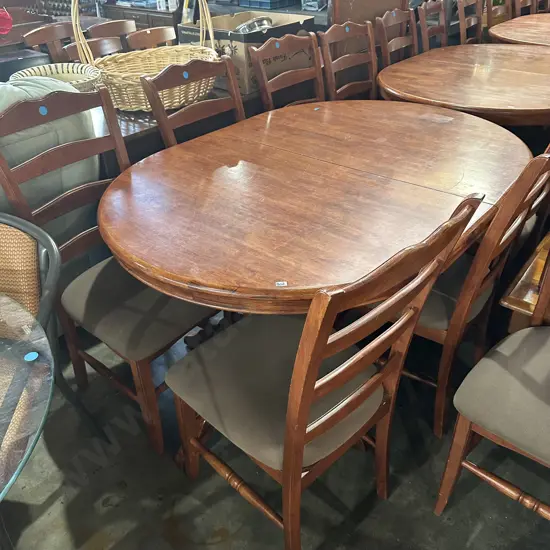 dining table and 6 chairs