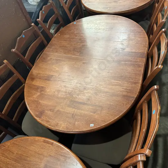 dining table and 6 chairs