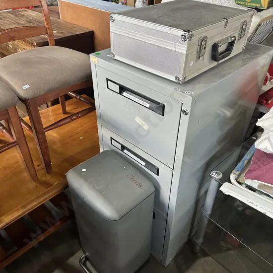 file, case, bin & lounge chair