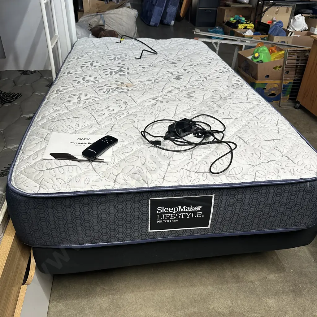 King single Sleepmaker adjustable electric bed by Mazon Image 1++