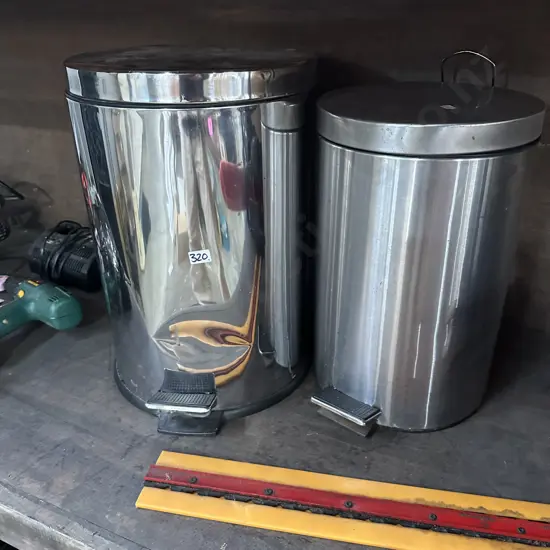 2 pedal bins