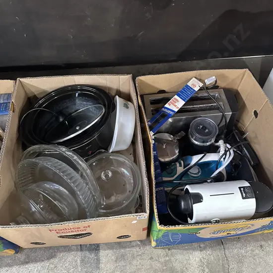 2 box nespresso, electricals and kitchenware