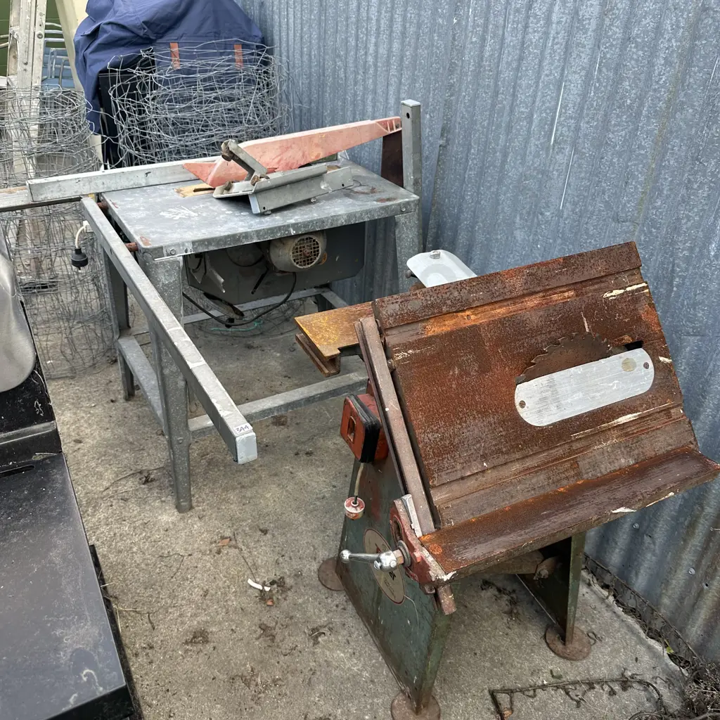 2 saw benches (as is) Image 1++