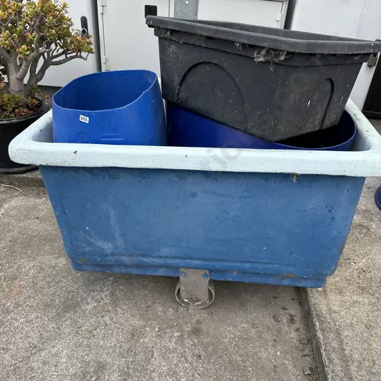 trough on casters etc
