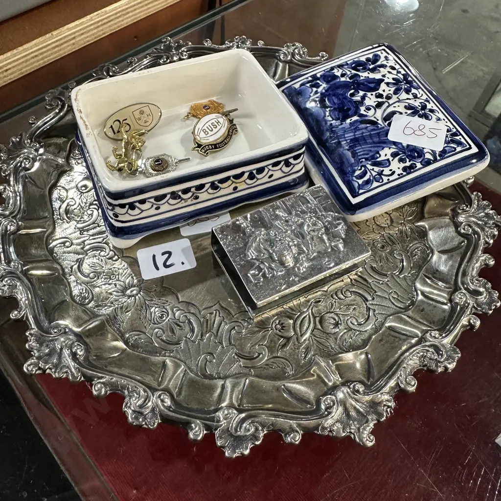 tray, trinket box, pins etc Image 1++