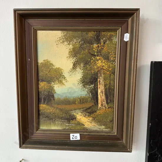 small oil painting