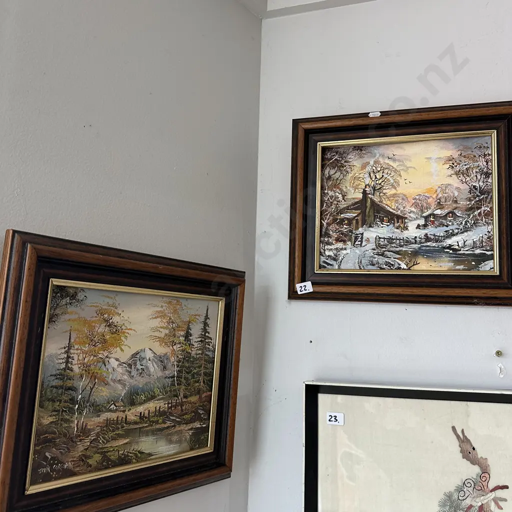 Pr of John Corcoran paintings Image 1++