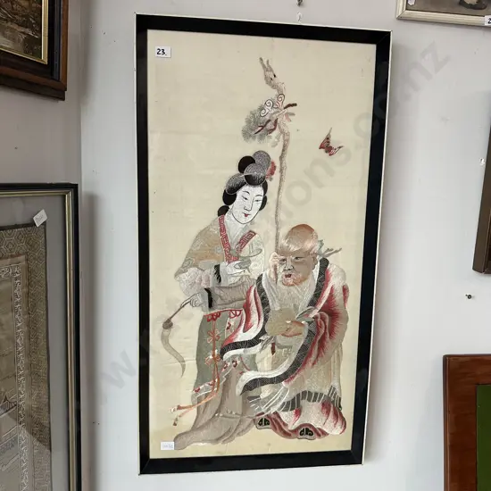 early Chinese silk embroidery