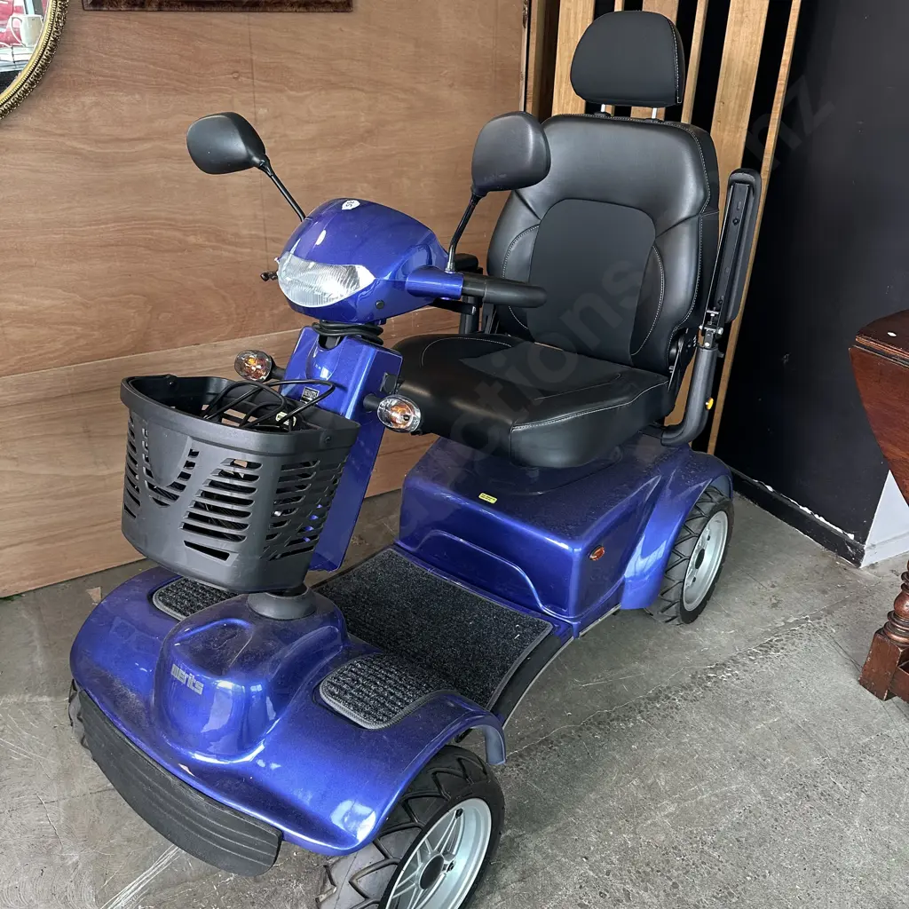 As new (virtually unused) Merits mobility scooter cost 7.5k from Hewitts Image 1++
