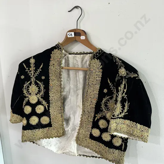traditional vintage Palestinian bridal jacket