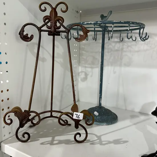 necklace stand and recipe holder